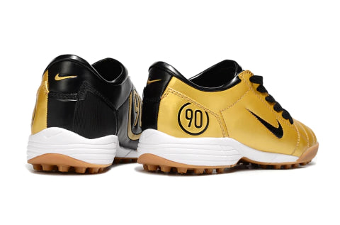 Chuteira Nike Total 90 Society Dourado/Preto