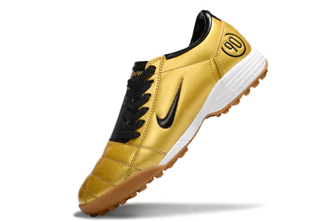 Chuteira Nike Total 90 Society Dourado/Preto