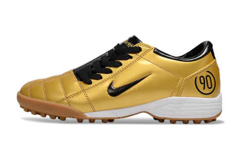 Chuteira Nike Total 90 Society Dourado/Preto
