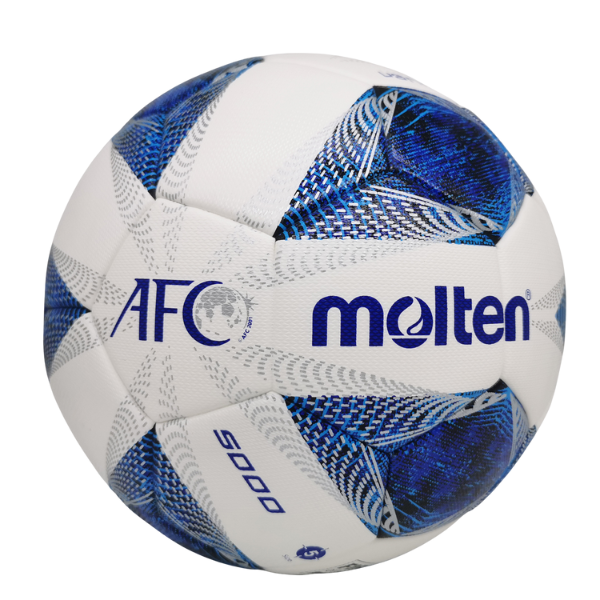 Bola de Campo Gramado Molten Vantaggio 5000 AFC Champions League Asiática 23/24 Branca e Azul