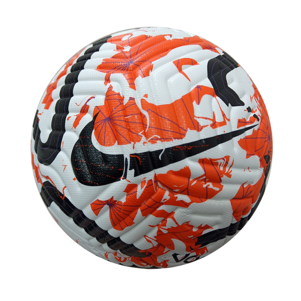 Bola de Campo Gramado Nike Flight Premier League 23-24 Branca e Laranja