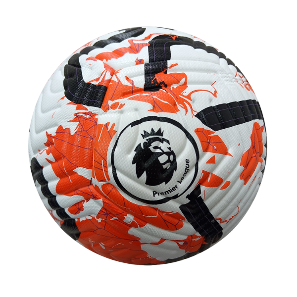 Bola de Campo Gramado Nike Flight Premier League 23-24 Branca e Laranja