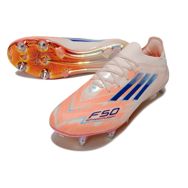 Chuteira Campo Adidas F50 Primeknit Elite SG Trava Mista Laranja