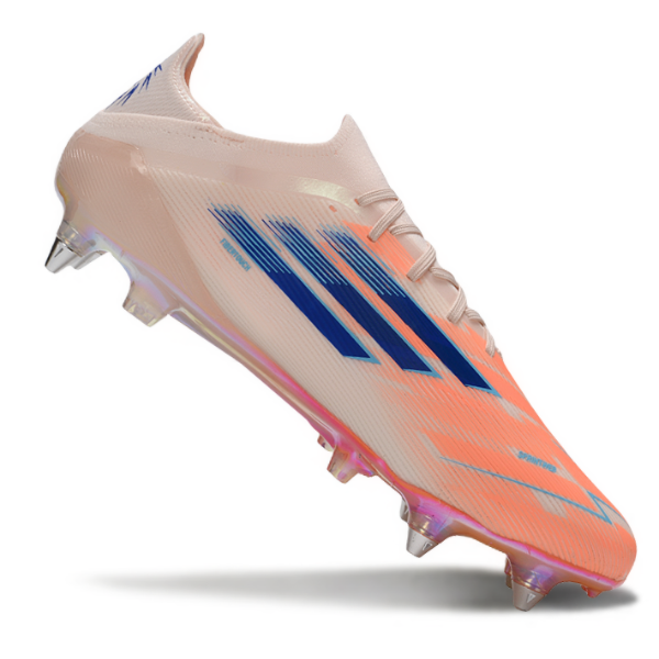 Chuteira Campo Adidas F50 Primeknit Elite SG Trava Mista Laranja