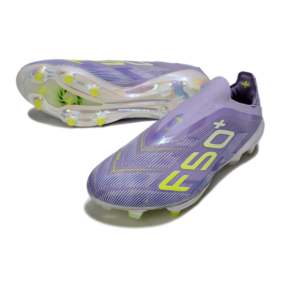 Chuteira Campo Adidas F50+ Elite Sem Cadarço FG Roxa