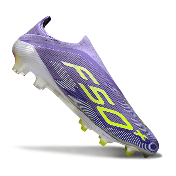 Chuteira Campo Adidas F50+ Elite Sem Cadarço FG Roxa
