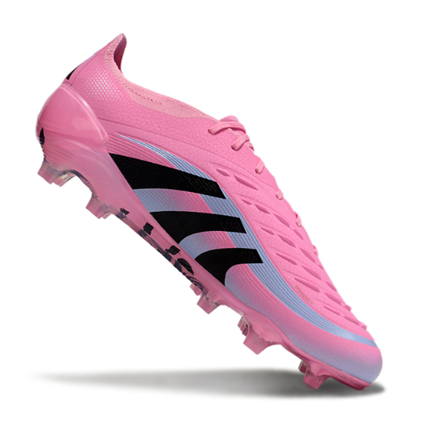 Chuteira Campo Adidas Predator 25 Elite FG Rosa Claro