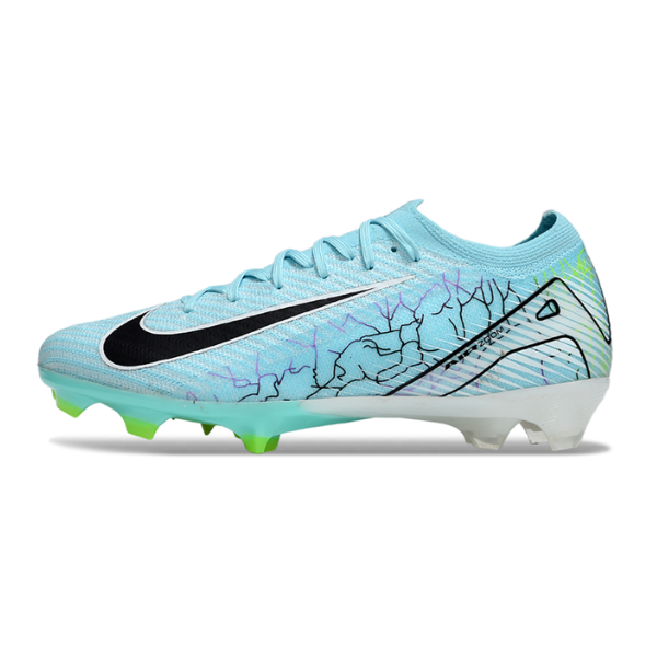 Chuteira Campo Nike Air Zoom Mercurial Vapor 16 Elite FG Azul Claro