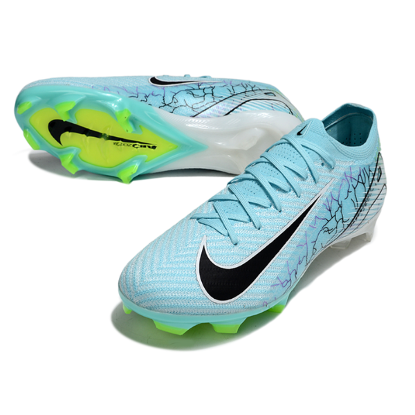 Chuteira Campo Nike Air Zoom Mercurial Vapor 16 Elite FG Azul Claro