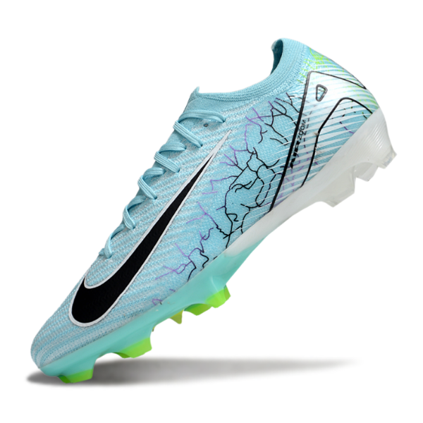 Chuteira Campo Nike Air Zoom Mercurial Vapor 16 Elite FG Azul Claro