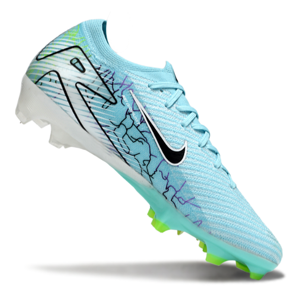 Chuteira Campo Nike Air Zoom Mercurial Vapor 16 Elite FG Azul Claro