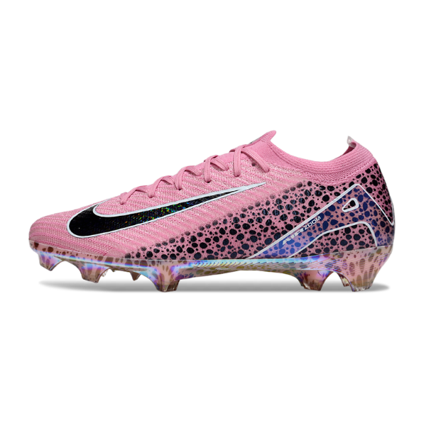 Chuteira Campo Nike Air Zoom Mercurial Vapor 16 Elite FG Rosa Claro
