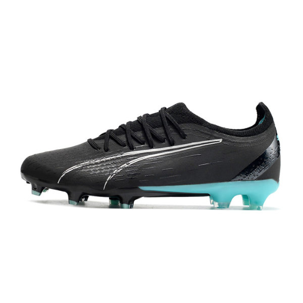 Chuteira Campo Puma Ultra Ultimate FG Preta e Azul