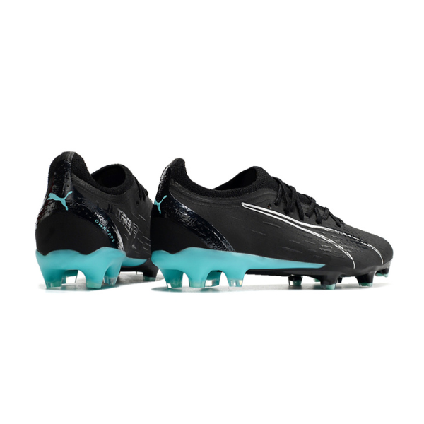 Chuteira Campo Puma Ultra Ultimate FG Preta e Azul