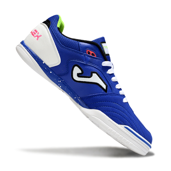Chuteira Futsal Joma Top Flex 24 IC Azul e Branca