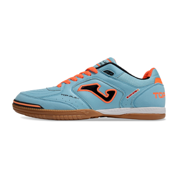 Chuteira Futsal Joma Top Flex 24 IC Azul Claro