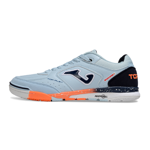 Chuteira Futsal Joma Top Flex Rebound IC Azul Claro