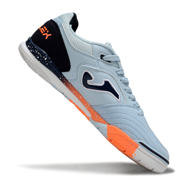 Chuteira Futsal Joma Top Flex Rebound IC Azul Claro