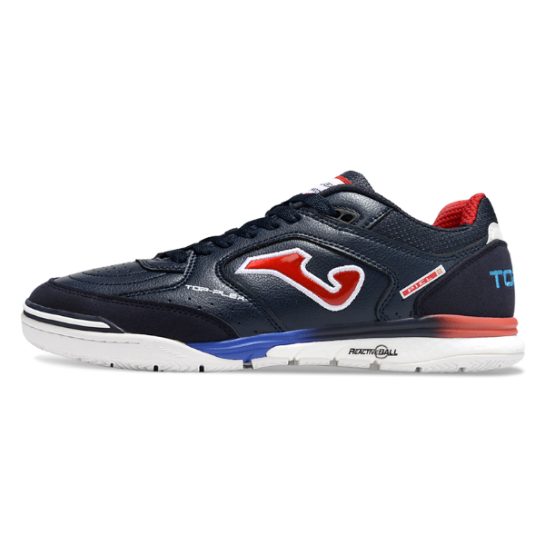 Chuteira Futsal Joma Top Flex Rebound IC Azul Escuro