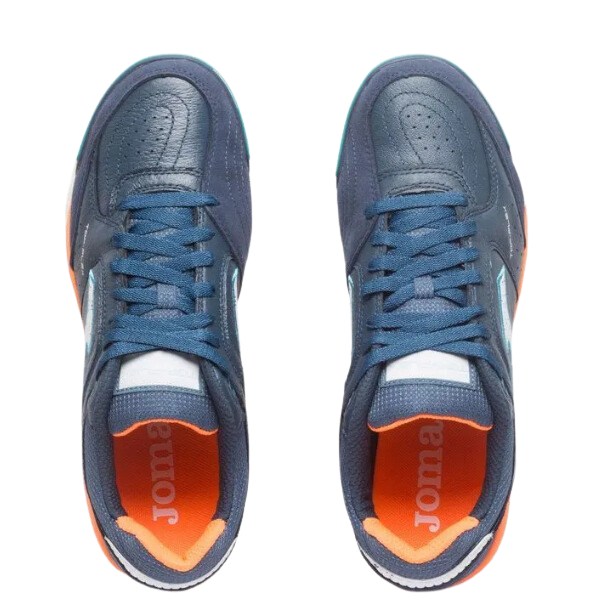 Chuteira Futsal Joma Top Flex Rebound IC Azul e Laranja