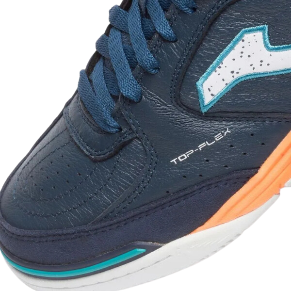 Chuteira Futsal Joma Top Flex Rebound IC Azul e Laranja