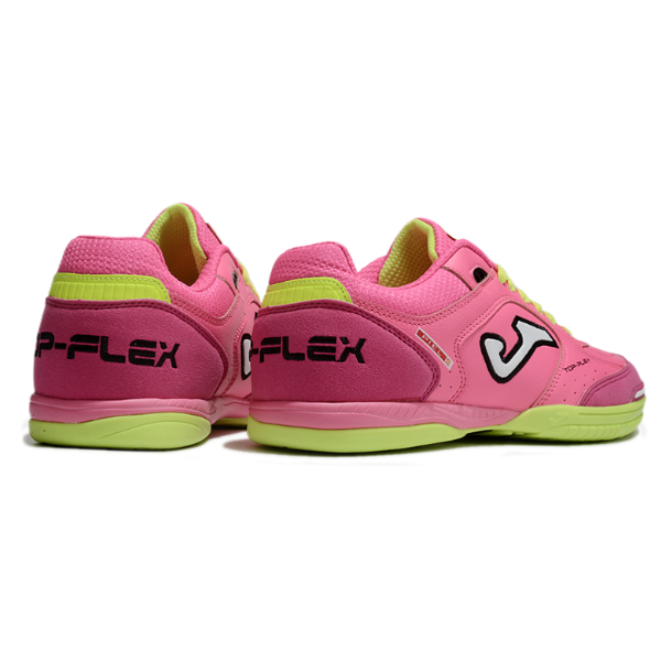 Chuteira Futsal Joma Top Flex 24 IC Rosa e Verde