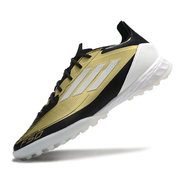 Chuteira Society Adidas F50 Elite TF Messi Triunfo Dourado Pack