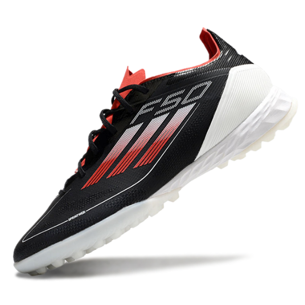 Chuteira Society Adidas F50 Elite TF Preta, Vermelha e Branca