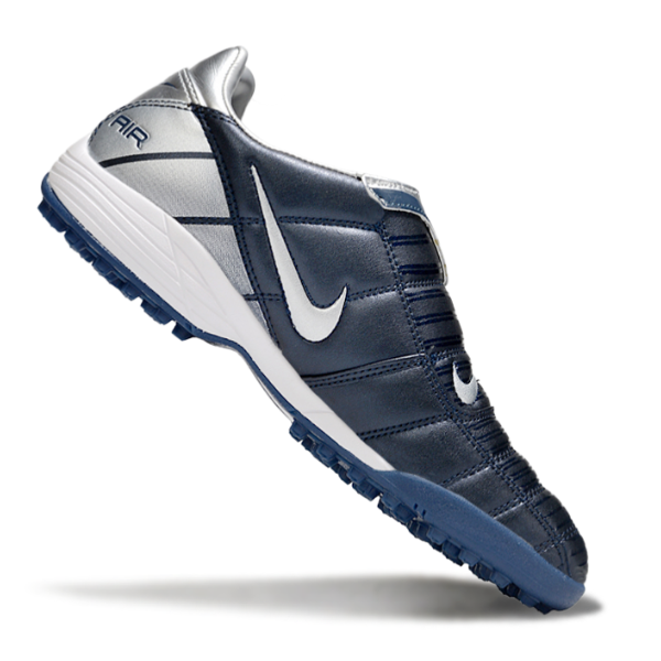 Chuteira Society Nike Air Zoom Total 90 III TF Azul Marinho e Cinza