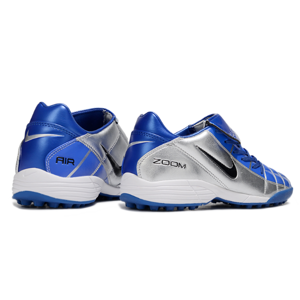 Chuteira Society Nike Air Zoom Total 90 III TF Cinza e Azul