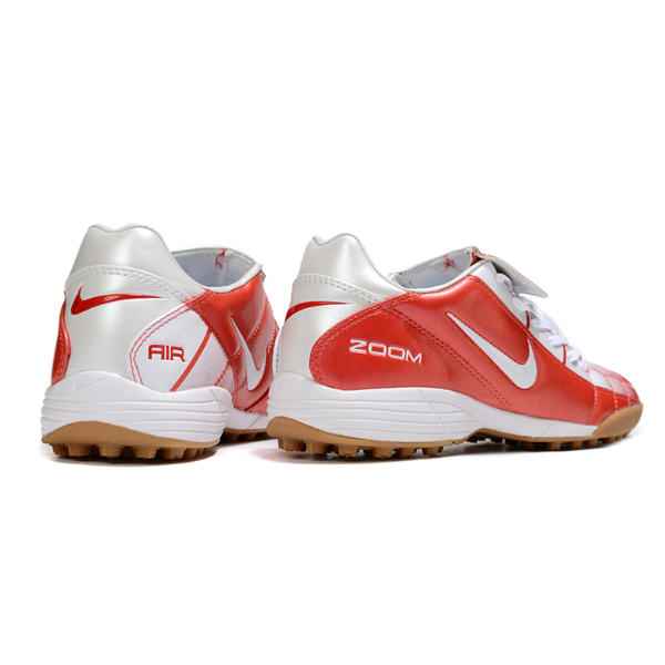 Chuteira Society Nike Air Zoom Total 90 III TF Vermelha e Branca