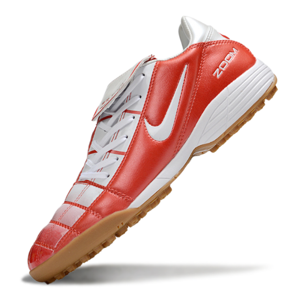 Chuteira Society Nike Air Zoom Total 90 III TF Vermelha e Branca