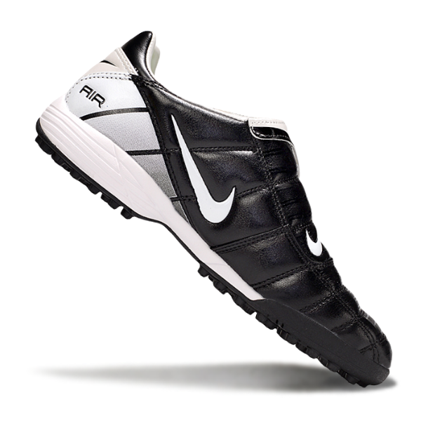 Chuteira Society Nike Air Zoom Total 90 III TF Preta e Branca