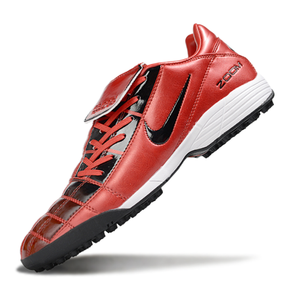 Chuteira Society Nike Air Zoom Total 90 III TF Vermelha e Preta