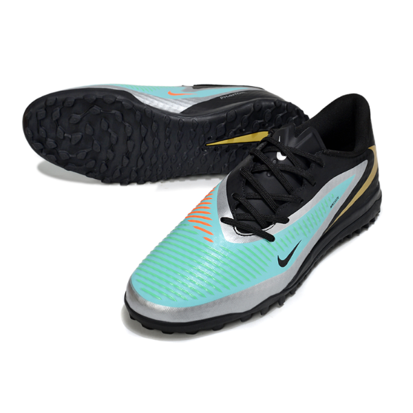 Chuteira Society Nike Phantom 6 Academy TF Preta e Verde