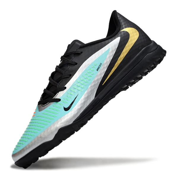 Chuteira Society Nike Phantom 6 Academy TF Preta e Verde