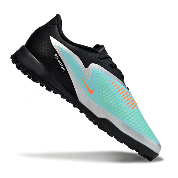 Chuteira Society Nike Phantom 6 Academy TF Preta e Verde
