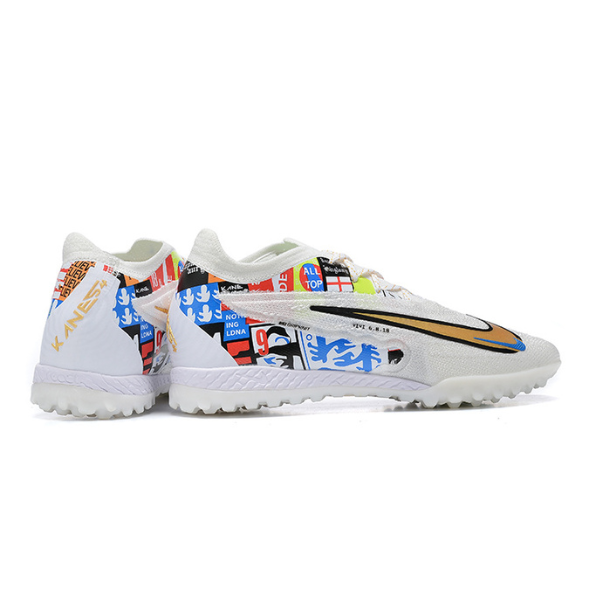 Chuteira Society Nike Phantom GX Elite TF Kane Branca Pack