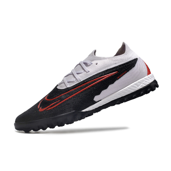 Chuteira Society Nike Phantom GX Elite TF Preta, Branca e Vermelha