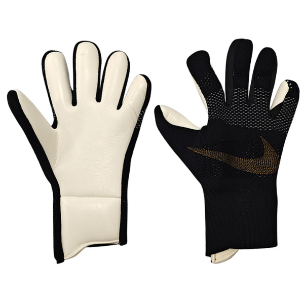 Luva de Goleiro Nike Vapor Dynamic Fit Elite Preta e Dourada