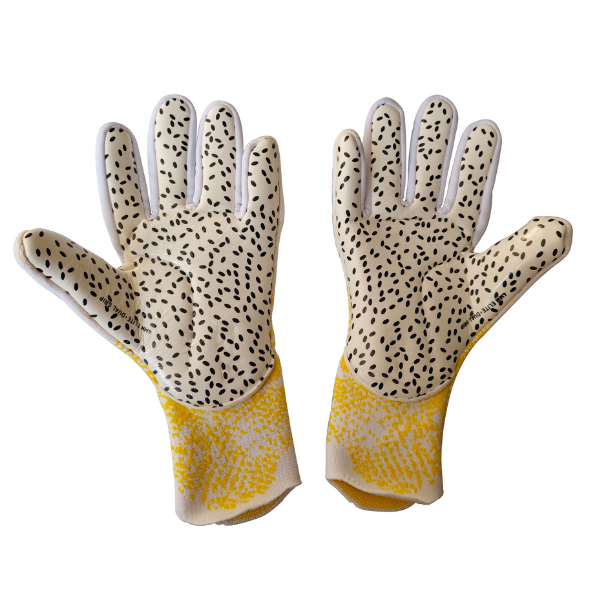 Luva de Goleiro Puma Future Match Branca e Amarela
