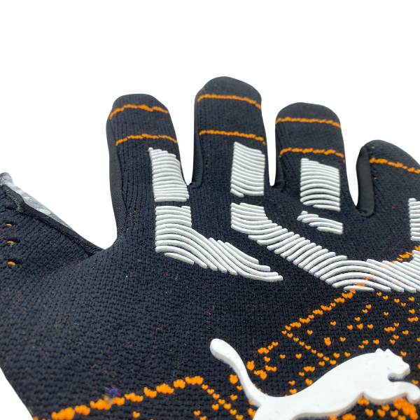 Luva de Goleiro Puma Future Z Preta e Laranja