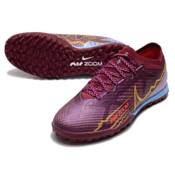 Chuteira Society Nike Zoom Mercurial Vapor 15 Elite TF Roxa Mbappe