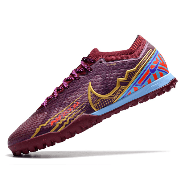 Chuteira Society Nike Zoom Mercurial Vapor 15 Elite TF Roxa Mbappe